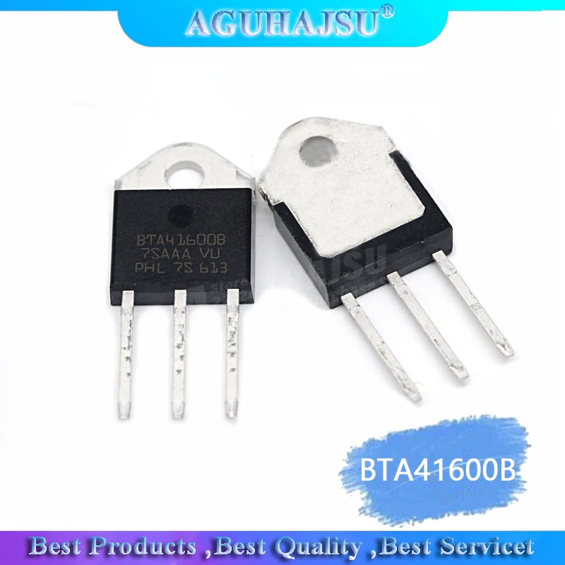 2 шт. BTA41 600B TO 3P 600 TO3P BTA41600B новый и оригинальный тиристор triac 40A 600V высокой