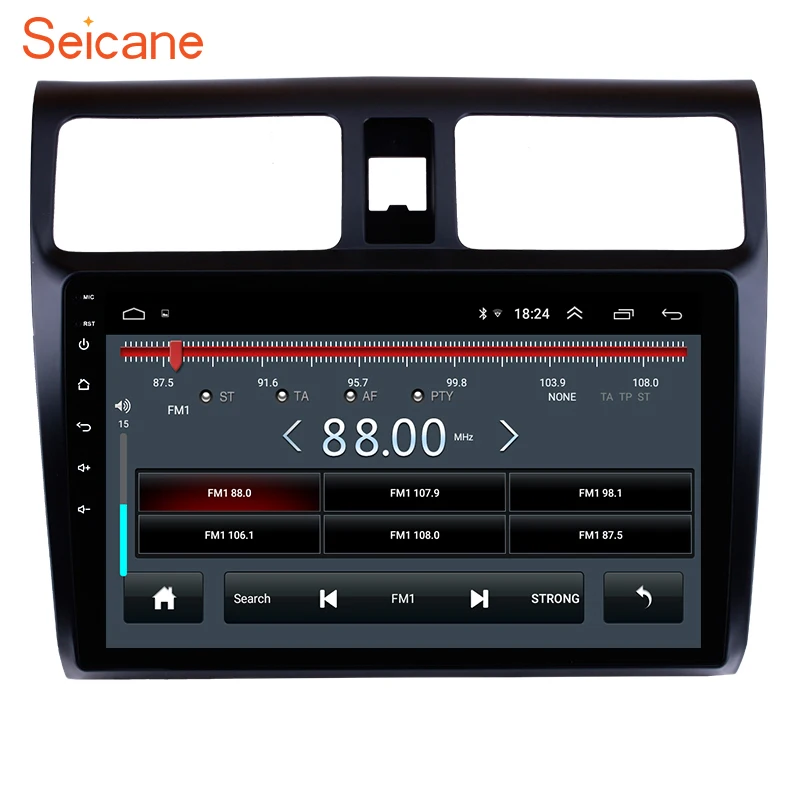 Seicane автомобиля gps-навигация, радио, стерео проигрыватель блок для 2005 2006 2007 2008 2009 2010 Suzuki Swift Android 8,1 поддержка DVR OBDII