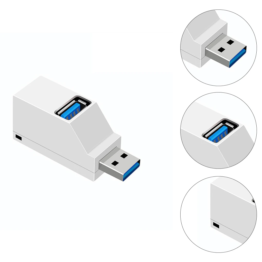Новый портативный универсальный мини концентратор с 3 портами USB 2 0/3 0