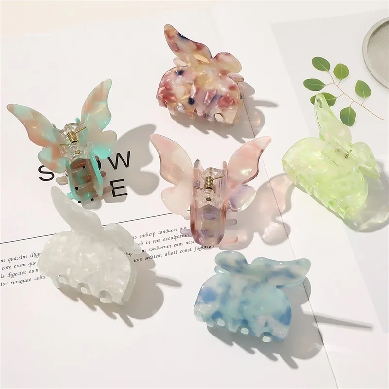 

2021 Hair Clips Claw Clip Elegant Butterfly Shape Hair Claw Hair Clips for Hair Lovely Hair Barrette Hair Accessories for Women