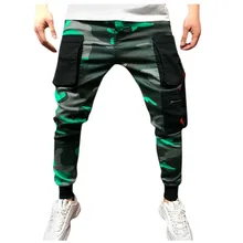 Брюки мужские уличные повседневные уличные пляжные камуфляжные брюки с карманами длинные спортивные брюки pantalones hombre