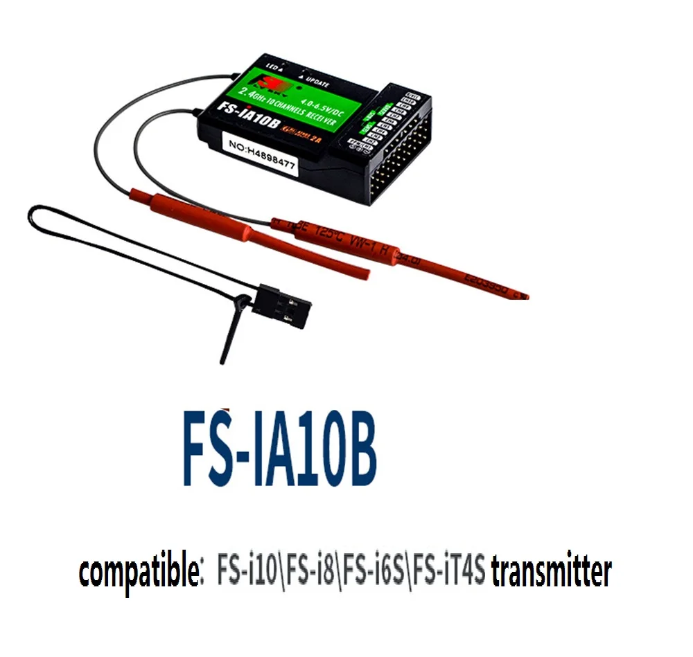 FS Flysky FS-IA10B IA10B 2.4G 10 channel Receiver PPM Output With iBus Port Compatible with i6 i6S i10 For Quadcopter boat