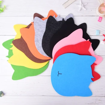 

1pc Creative Optical Trackball PC Thicken Mouse Pad Felt Cloth Universal Cute Cat MousePad Mat for Laptop Computer Tablet PC