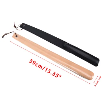 

Wooden Shoe Horn Flexible Handle Shoehorn Useful Shoe Lifter Professional Shoe Spoon Home Tools