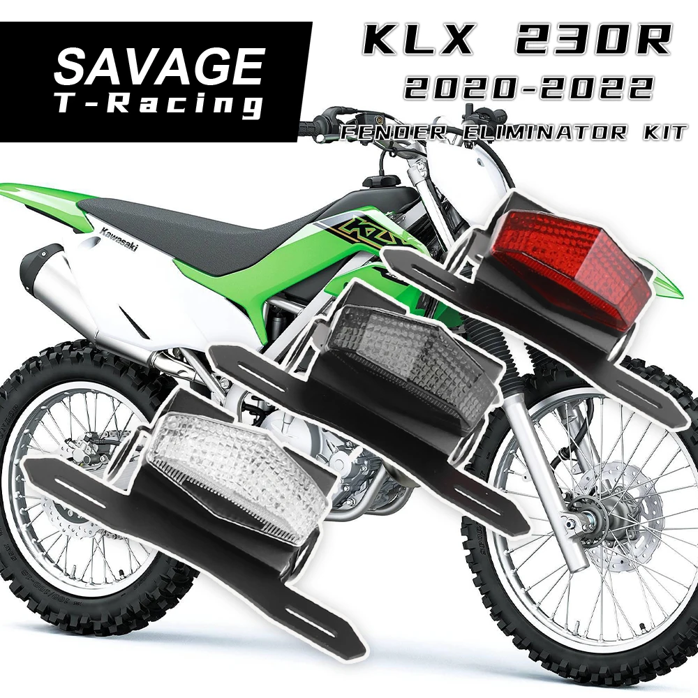 License Plate Holder For KAWASAKI KLX 230R KLX230R 2020 2022 Motorcycle