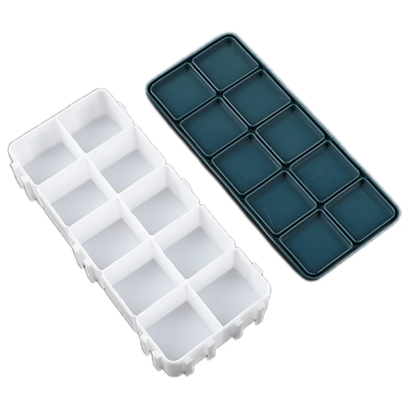 10/12/24/36/44/48 Grids Artist Paint Saver Palette Box Painting Storage Tray with Lid for Watercolor Acrylic Gouache Oil Paint