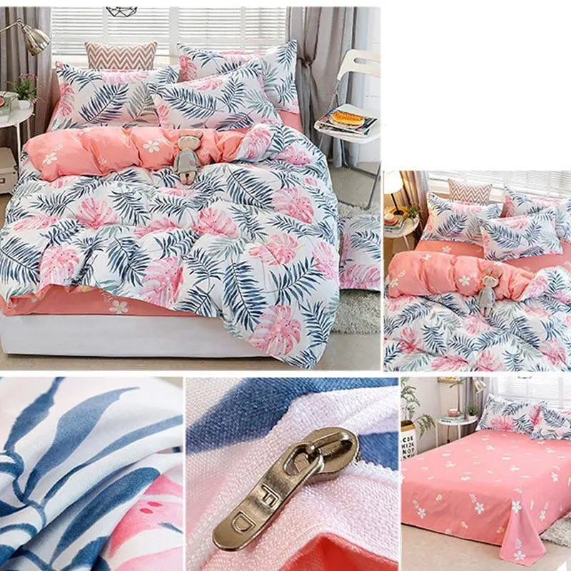 40 Tropical Plant 4pcs Kid Bed Cover Set Duvet Cover Adult Child Bed Sheets And Pillowcases Comforter Bedding Set 2TJ-61006 40 Tropical Plant 4pcs Kid Bed Cover Set Duvet Cover Adult Child Bed Sheets And Pillowcases Comforter Bedding Set 2TJ-61006