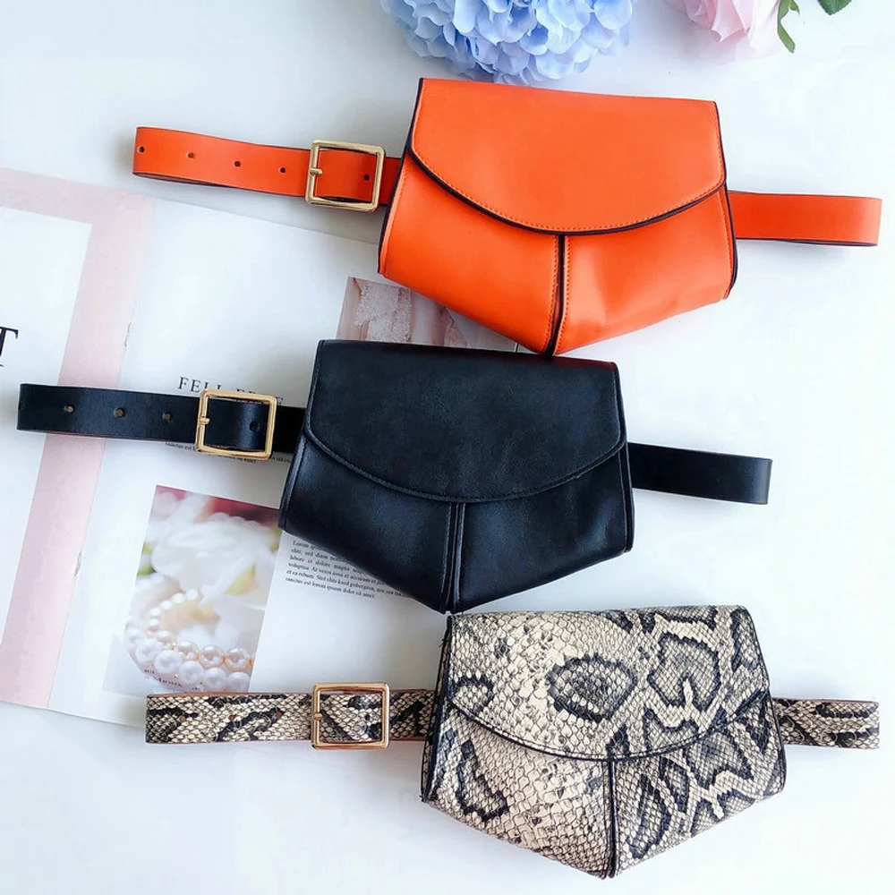 Waist Bag with Tassel Fe Round Belt Bag Brand Quality Leather Chest Handbag with Chain Strap