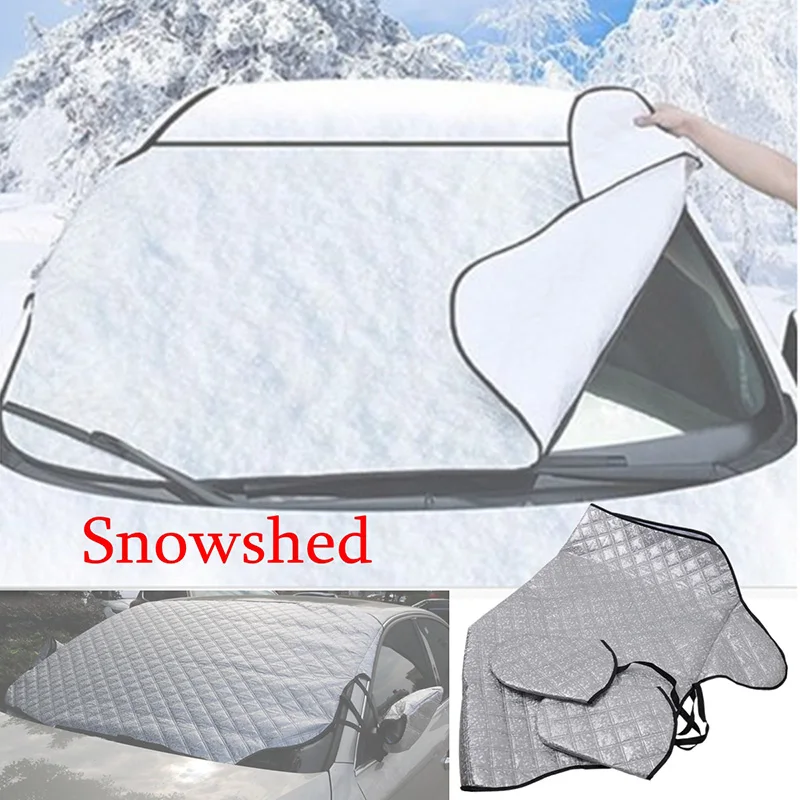 4 Seasons Car Front Windshield Snow Cover Frost Sun Shade Protector Universal Windshield