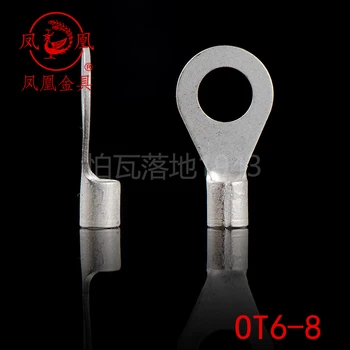 

Cold-pressed Copper-coated Silver-plated Cold-pressed End OT6-8 Cold-pressed Terminal Block with Copper Nose GB