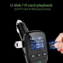 Музыкальный Bluetooth 5,0 fm-передатчик 12-24 В вращающийся Автомобильный модулятор с определением напряжения и навигацией, Автомобильный Mp3 плеер
