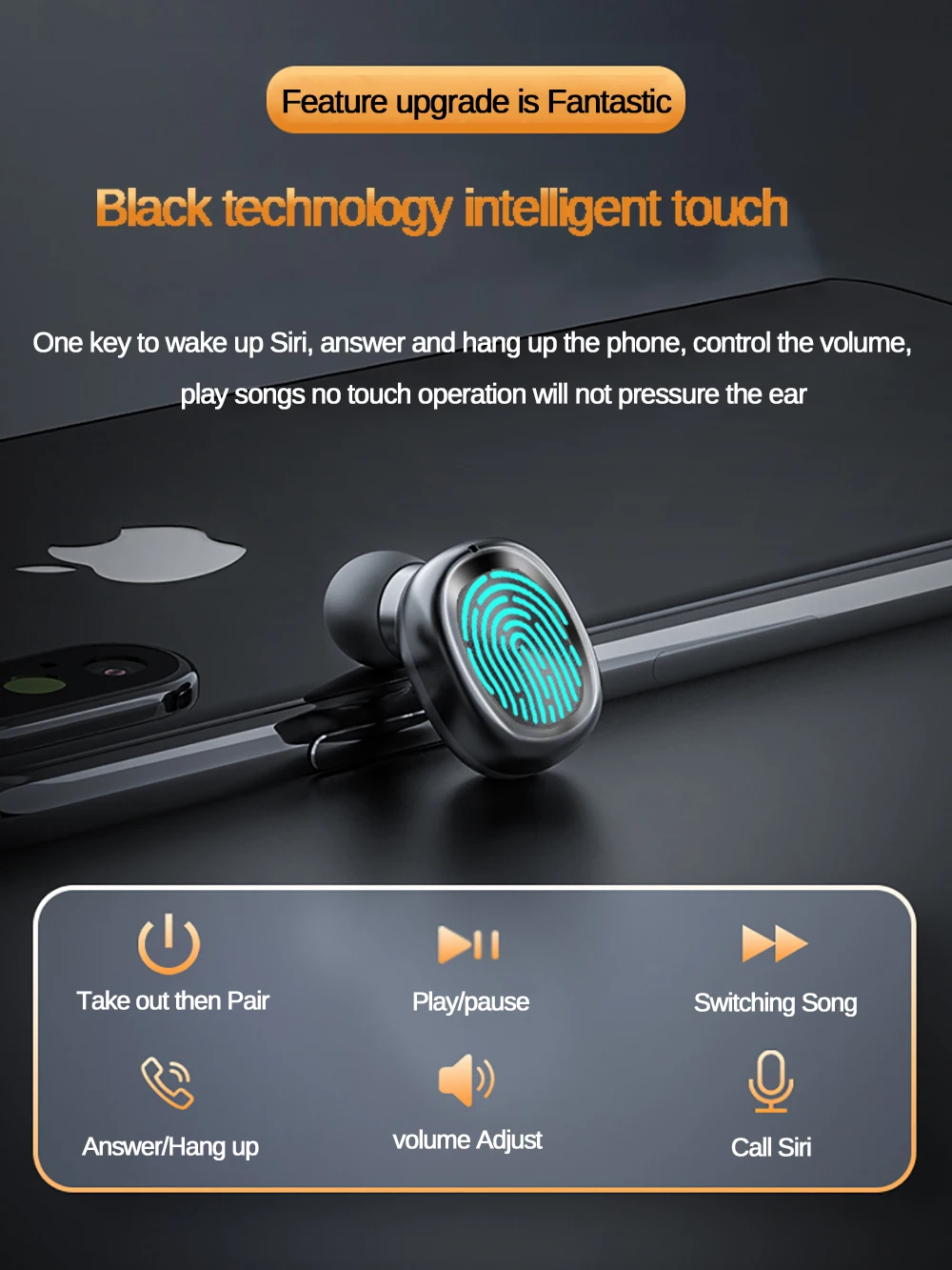 B9 TWS Bluetooth гарнитура 5,0 Беспроводная 8D HIFI Спортивная гарнитура с микрофоном водонепроницаемые наушники мини гарнитура для Xiaomi samsung huawei