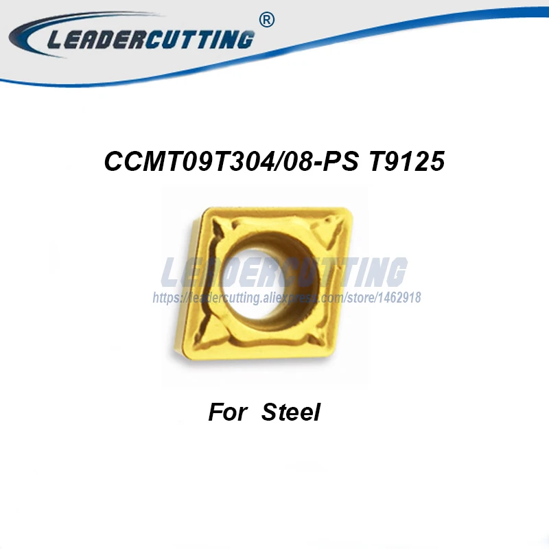 CCMT09T304/CCMT09T308-PS T9125 * 10 шт поворотные твердосплавные вкладыши для scclcr/SCKCR держатель
