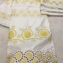 LIULANZHI Базен африканская ткань высокого качества белый хлопок Базен кружевная ткань Золото Вышивка riche getzner в нигерийском стиле ML19B127