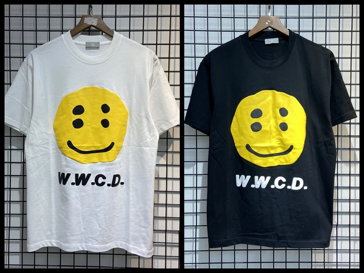 W.W.C.D T-shirt Men Women Music Album Tee Logo Print Tops WWCD Short Sleeve CPFM Kanye West men t shirt | Мужская одежда