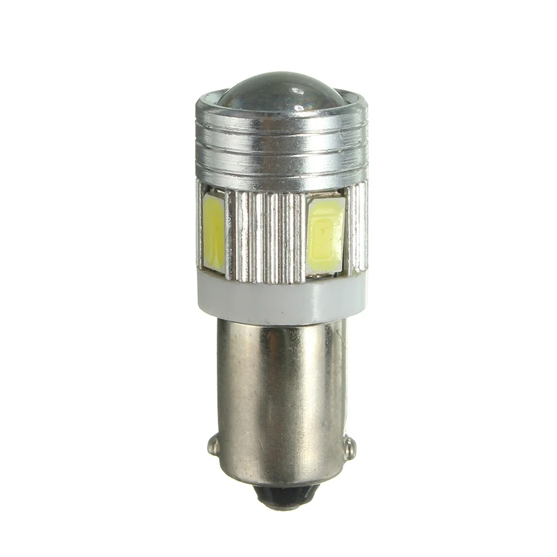 DC 12V 5730 5630 T4W BA9S 120LM 1 2 W 6 автомобильный СВЕТОДИОД SMD супер белый внутренний боковой