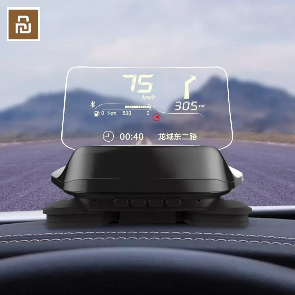 Лидер продаж автомобильный отражатель Youpin Carrobot Intelligence Hud с Bluetooth дисплей OBD водительские данные GPS навигация
