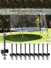 10 sztuk śruby trampoliny stal ocynkowana skok stabilność narzędzie nakrętka wewnętrzny klucz sześciokątny tanie tanio CN (pochodzenie) Dla dziecka Trampoline Screws 7 7cm support