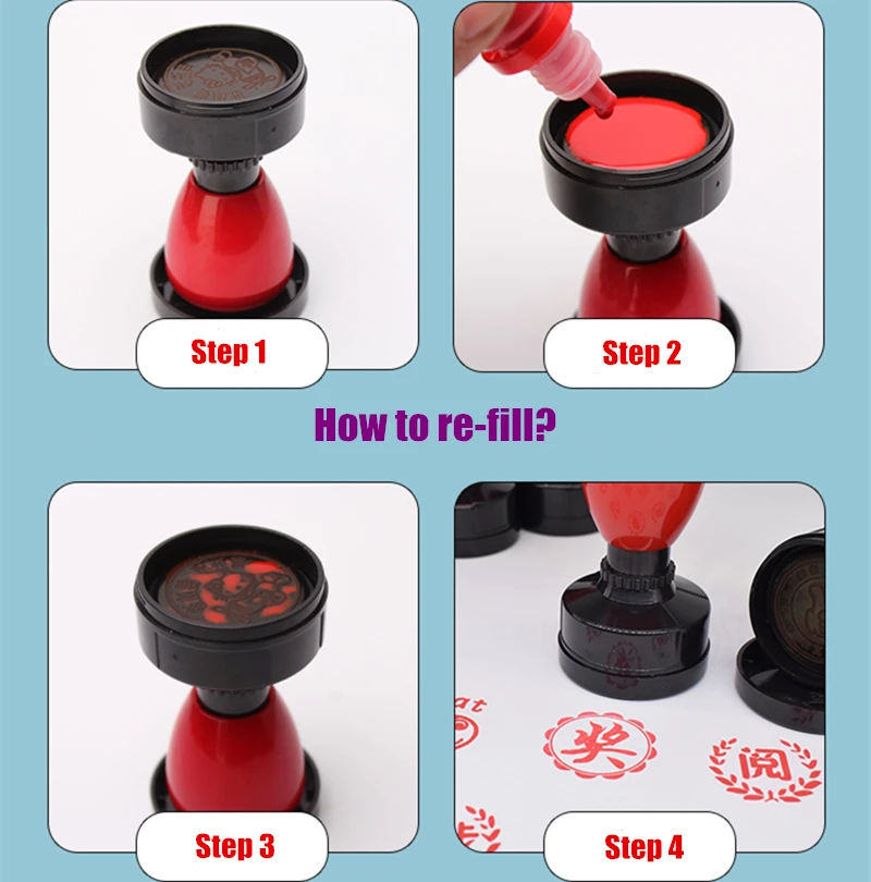 Self inking stamp 2-4