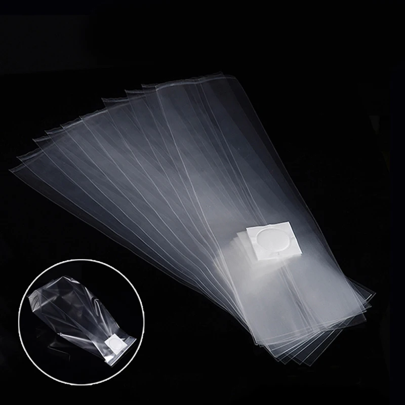 

TTLIFE 50pcs 25*50cmPVC Mushroom Spawn Grow Bag Substrate Hight Temp Pre Sealable Garden Supplies Grow Bags