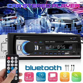 

1 Din Car Radio Autoradio bluetooth MP3 Player Automobile Multimedia Player FM Aux Input Receiver SD Dual USB Handfree SWM-530