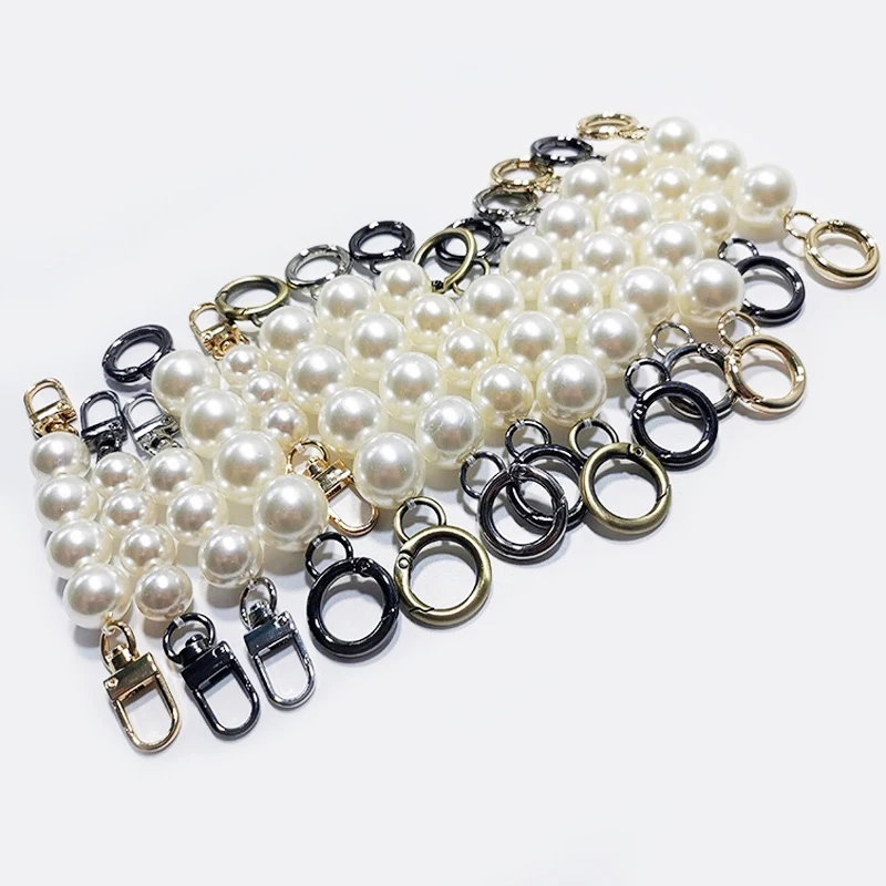Pearl Bag Strap Purse Chain Extender For Crossbody Shoulder Bag Handbag