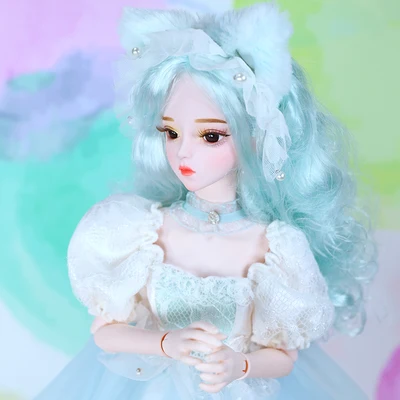 Fortune Days 1/3 bjd кукла 60 см Высота 34 сустава тело открытый мозги ручная роспись макияж Изысканная Подарочная коробка Упаковка последние DC лати - Цвет: not open brain