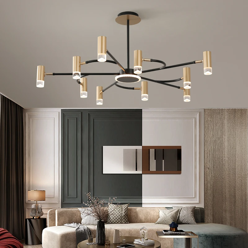 Скандинавская светодиодная Люстра для гостиной спальни комнаты учебы lustre de plafond