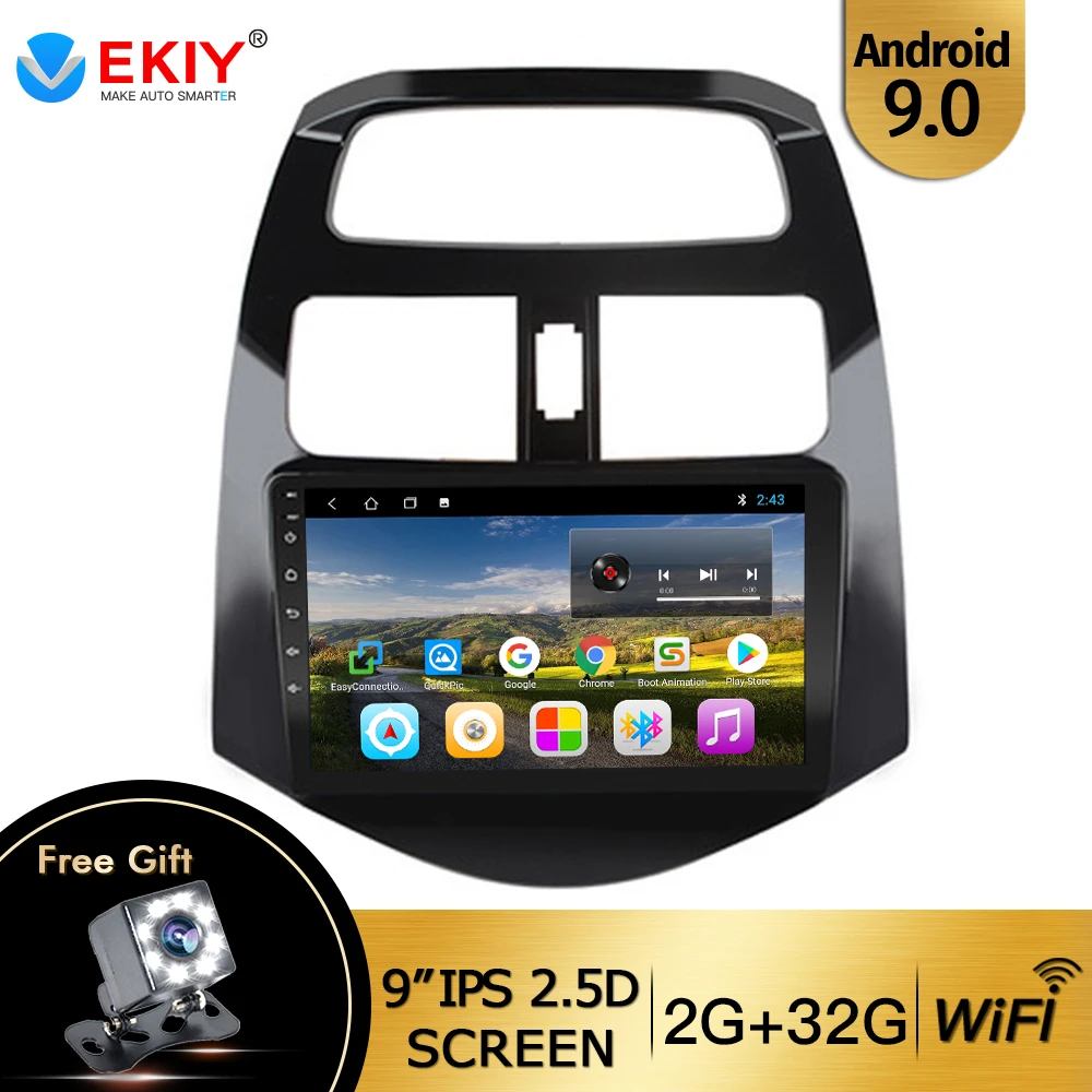 EKIY 10 1 ''ips Android 9 0 автомобильный Радио мультимедийный плеер для Honda Accord 7 2003 2007