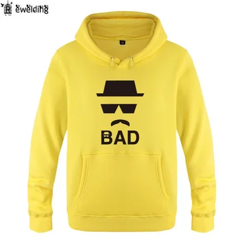 

Mens Hoodies Breaking Bad Bad Boy Printed Hoodie Men Fleece Long Sleeve Man's Sweatshirt Skateboard Pullover Tracksuit Winter