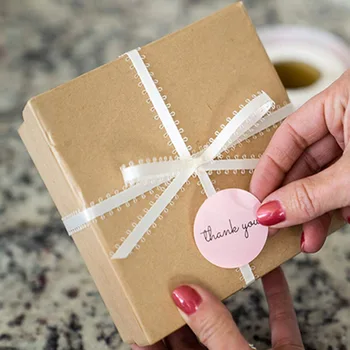 

1000Pcs 1 Inch Thank You Stickers Pink Stickers for Company Giveaways Birthday Party Favors Labels & Mailing Supplies Baking Lab