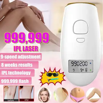 

Home Hold Depilatory Laser 999999 Shot Light Pulses Whole Body Hair Remover Mini Hair Epilator Permanent Hair Removal IPL System