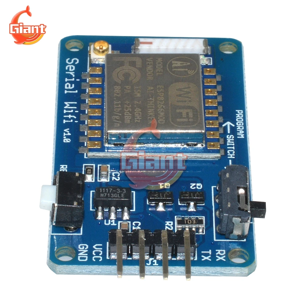 

_ V1.0 8N1 R3 4,5 в-5 в Макс мА Новинка ESP8266 Последовательный модуль приемопередатчика Wi-Fi для Arduino для датчика умного дома