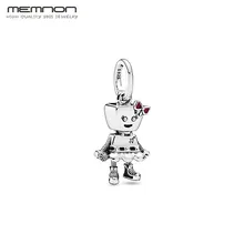 Новинка, осенняя подвеска Bella Bot, подвески, серебряные бусины 925 пробы, подходит для браслета, ожерелья, сделай сам, для женщин, подарок, Memnon, хорошее ювелирное изделие