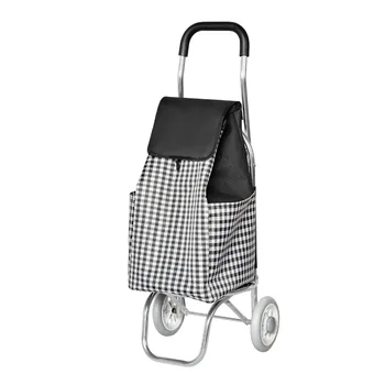 

Light foldable aluminum alloy walking stick thrust drag old car luggage man throw small supermarket shopping