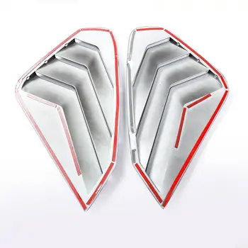 

Carbon Fiber Look Side Vent Window Louver Trim Cover High Quality ABS Car Exterior Accessory For Toyota RAV4