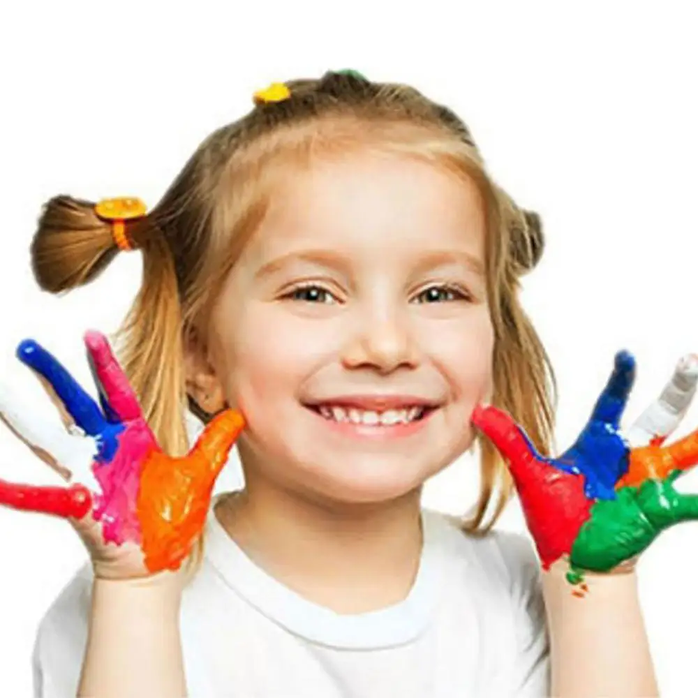 

Colorful Washable Children Imprint Drawing Toy Kids Baby DIY Palm Graffiti Ink Pad Finger Painting Newest Learning Toy