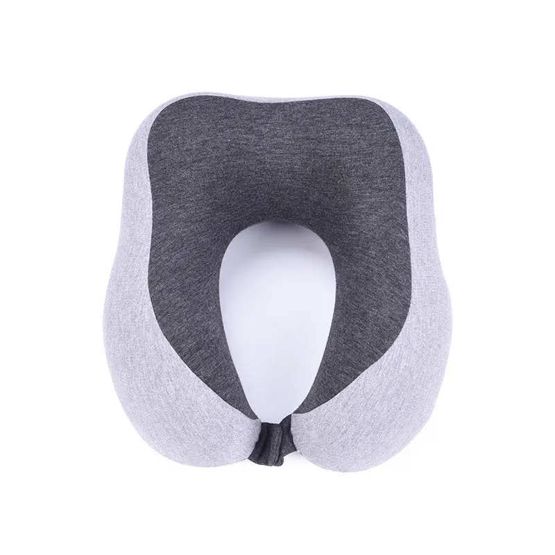 sigle cotton gray Пены памяти Путешествия шеи ортопедические подушки медленный отскок твердый шейный затылочный медицинский постельный принадлежности подушки - Цвет: sigle cotton gray