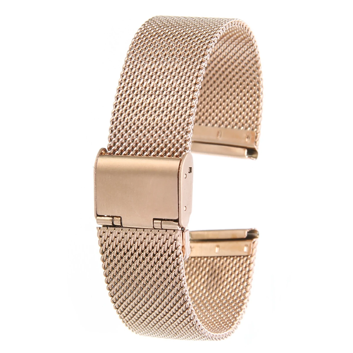 12mm/14mm/16mm/18mm/20mm/22mm/24mm Stainless Steel Watch Strap Straight End Bracelet Mesh Buckle Watch Band 4 Colors Shellhard