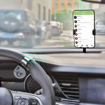 

Car Wireless Mobile Phone Controller Portable Car Steering Wheel Navigation 35EA