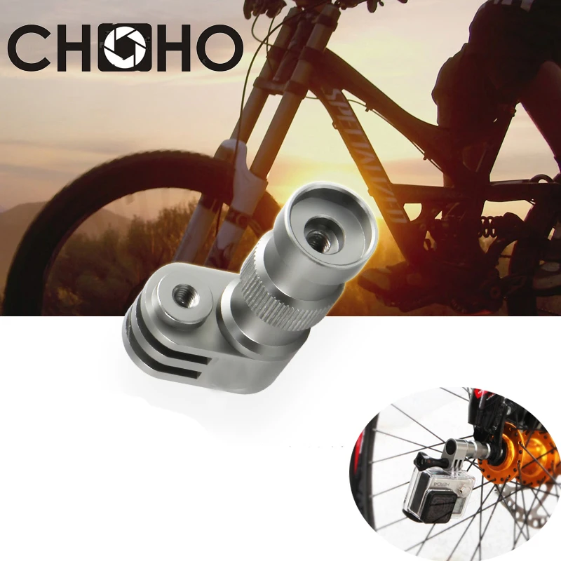 For Gopro Accessories Bicycle Wheel Hub Bracket Holder Connector Three Prong Mount for Go Pro Hero 10 8 9 Xiaomi Yi Sjcam Camera |