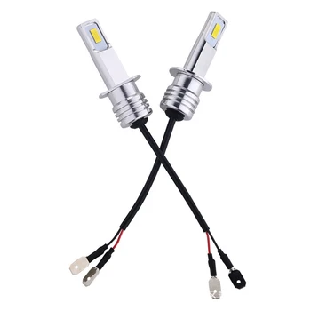 

360° Light Bulbs 12V-24V H1 40W High Power 3570 Chips LED 8000K Fog Driving