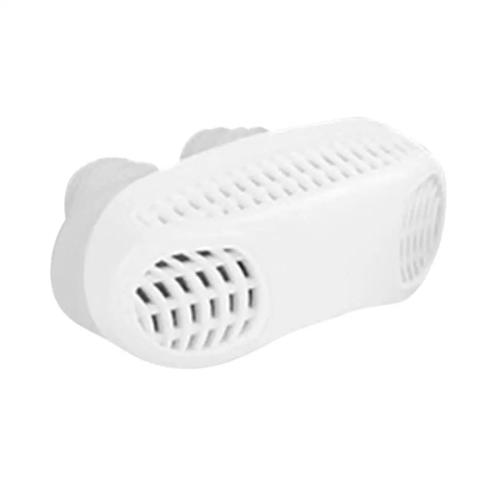 Антихрап Храп Стоп чистый воздух фильтр дыхательный аппарат очиститель носовые заторы для путешествий устройство для сна храп - Цвет: Белый