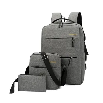

3Pcs/set Fashion Backpacks Large Capacity Laptop Rucksack for 2020 Fashion Travel Backpack Student School Shoulder Bags