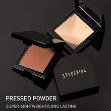 Масло-контроль прессованный порошок стойкий водонепроницаемый даже цвет кожи консилер макияж порошок невидимые поры косметика