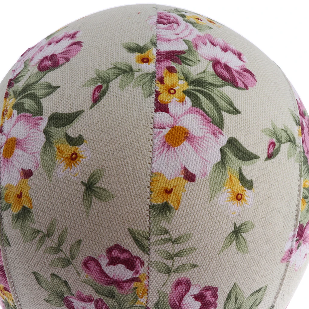 Wig Canvas Block Mannequin Head + Tripod Training Stand Non-Slip Practice