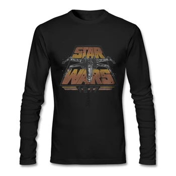 

Hip hopp men's cool T-shirt Star Wars 1977 T Shirt Cotton Long Sleeve Custom T-shirts For Men Popular Hot Sale T Shirts