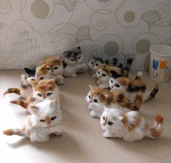 

Simulation Animal Plush Cat DIY Headband Headwear Craft Materials Costume Accessories Home Decoration Gift Decor
