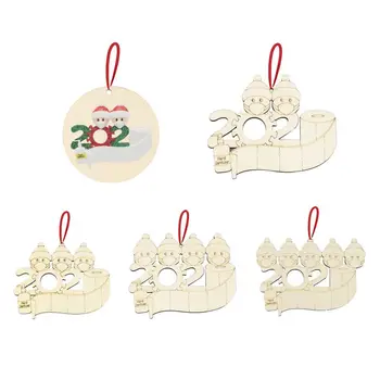 

2020 Christmas Tree Ornament Toilet Paper Snowman DIY Ornaments Xmas Tree Hanging Tags Christmas Gifts Presents Hot