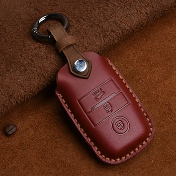 Chiave di cuoio di Caso Della Copertura A Distanza Borsette Fit Per KIA Picanto Forte Niro Optima Sedona Sportage K2 K3 K4 K5 Ceed cerato Sorento Rio - Chiave di cuoio di Caso Della Copertura A Distanza Borsette Fit Per KIA Picanto Forte